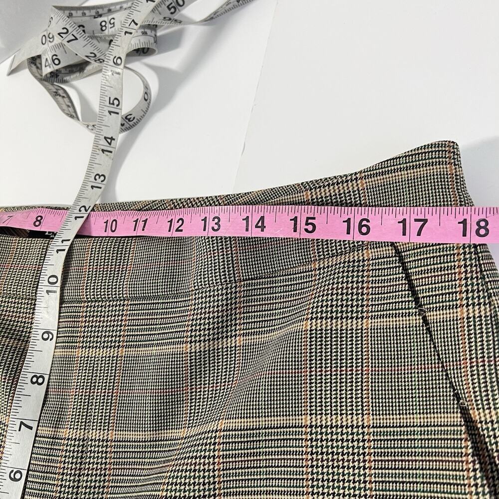 Lauren Ralph Lauren Houndstooth Wool Blend Wide Leg Slacks Pants 14 Classic Prep - Picture 9 of 11